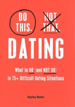 Do this. not that: dating book cover
