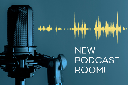 Coming soon. Podcast room!