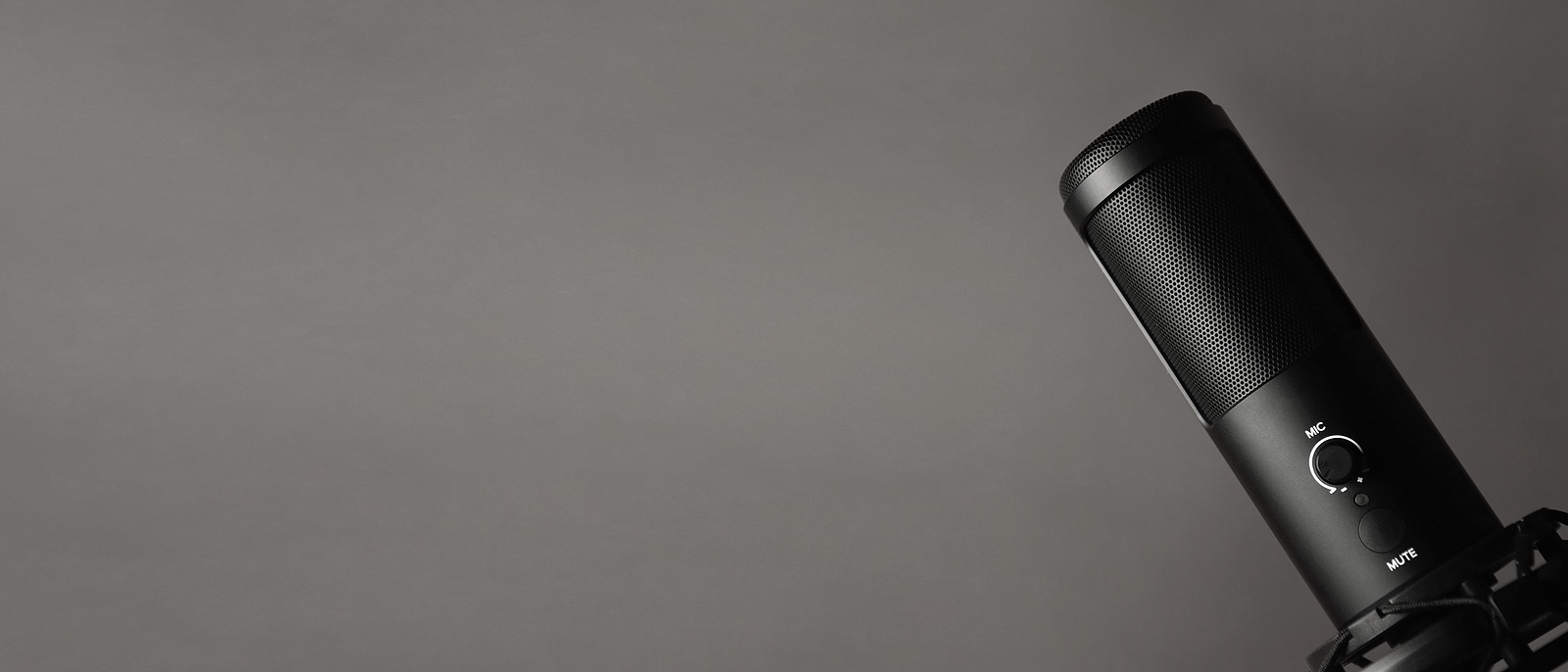 background image of a microphone