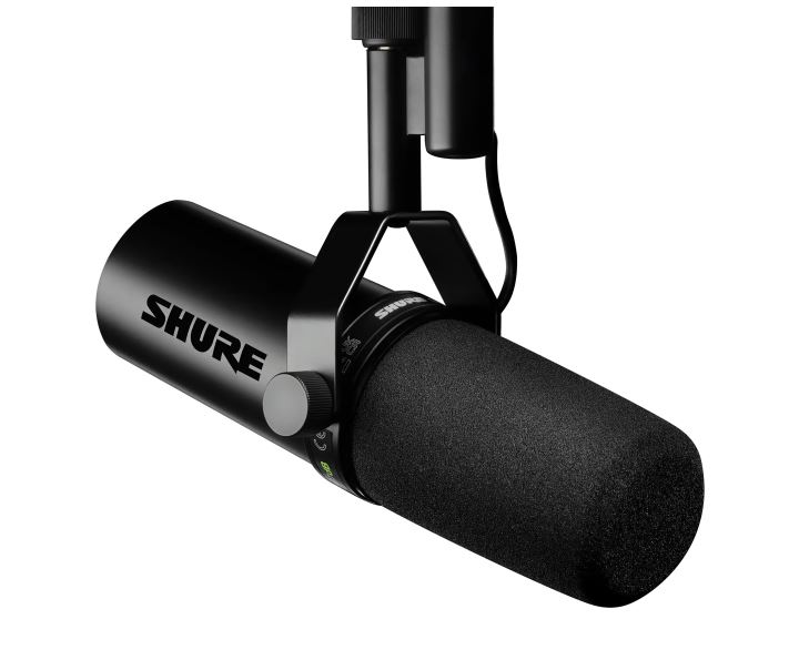 Image of Shure SM7B Microphone (front side)