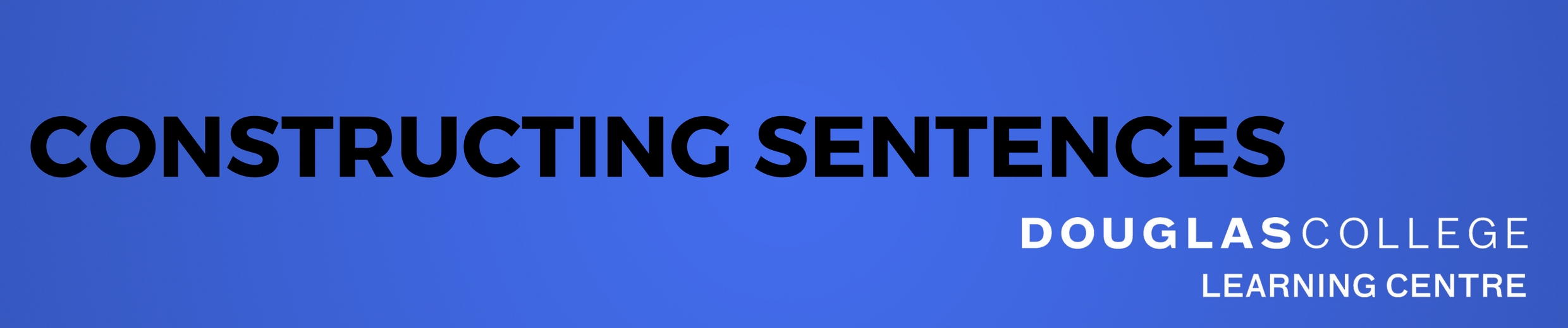 Constructing Sentences page banner
