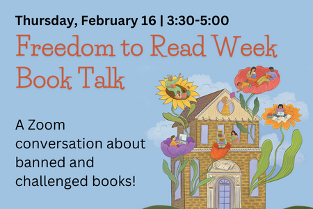 Join us for the Freedom to Read Week Book Talk