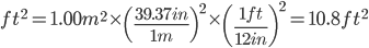 area conversion formula