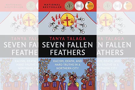 Book cover: Seven Fallen Feathers
