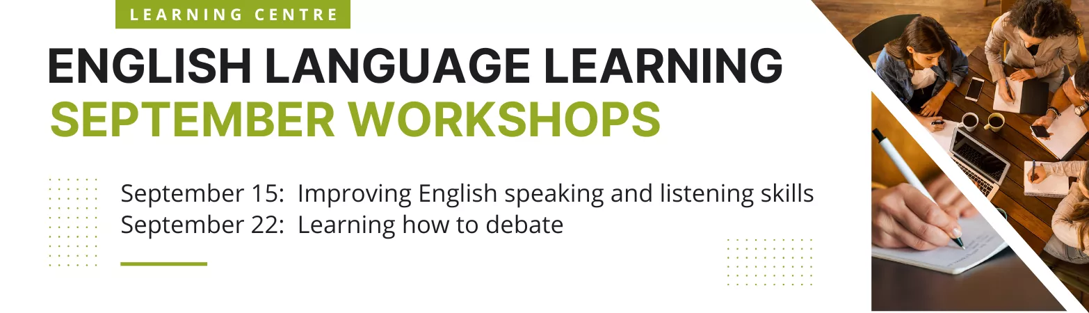Learning Centre September workshops