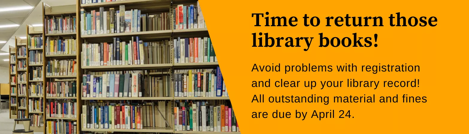 Time to return your library books and clear up any outstanding fines